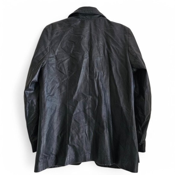 MDL Vintage Italian Leather Jacket – Women’s Size 42 (Fits Like Medium) – Black - Picture 6 of 9
